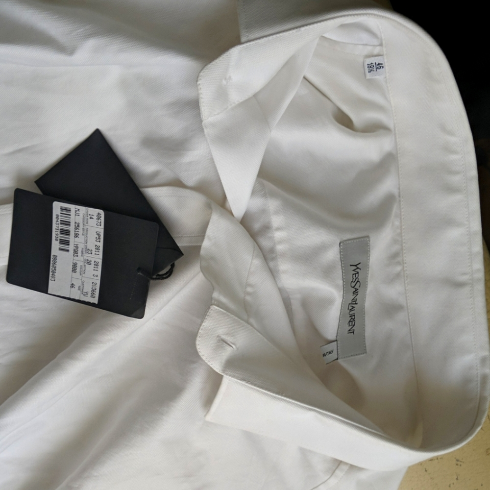 Yves Saint Laurent cuff link men's shirt